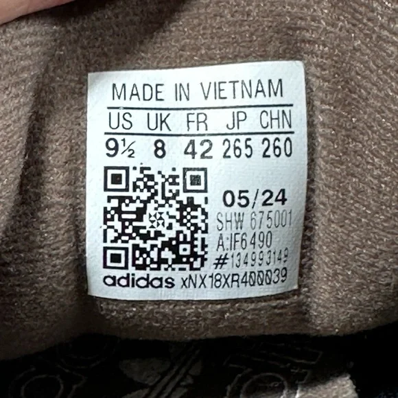 Adidas Handball Spezial Sneakers Earth Strata Off White Gum 9.5 - Picture 9 of 11